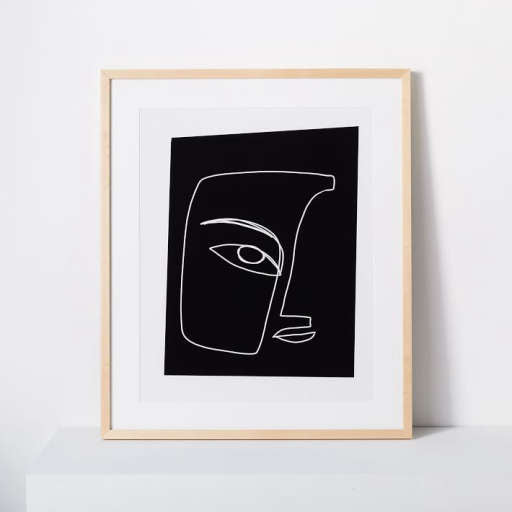 Kate Arends Framed Print - Portrait - White