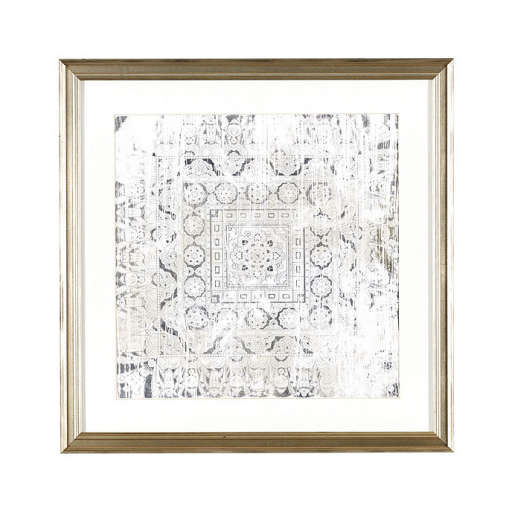 Weathered Patterns Art Print 1 with frame
