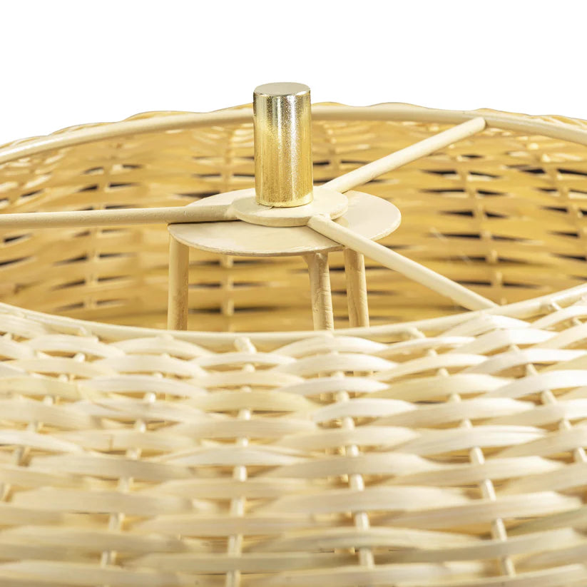 Kael Natural Rattan Floor Lamp