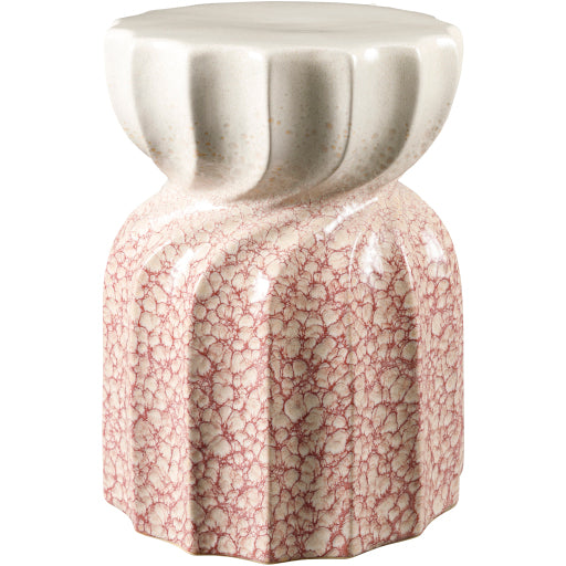 Boho Chic Ceramic Garden Stool