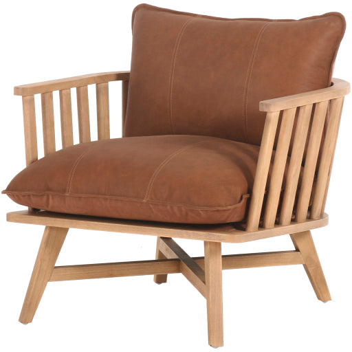 Luxury Leather Accent Chair