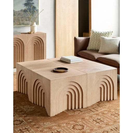 Essence Modern 18H x 22W x 22D Accent Table