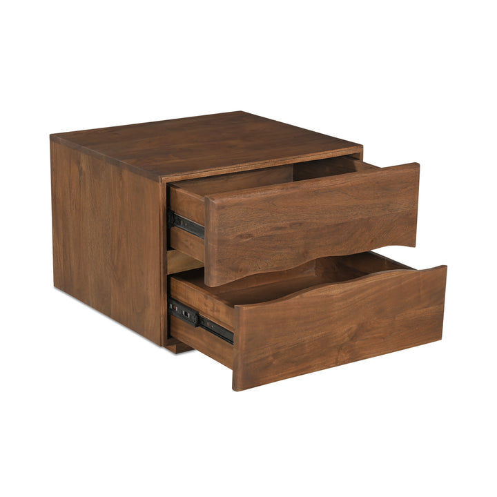Solstice Live-Edge Acacia Nightstand