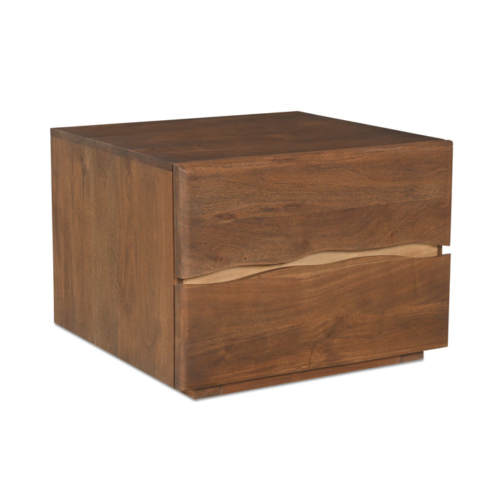 Solstice Live-Edge Acacia Nightstand
