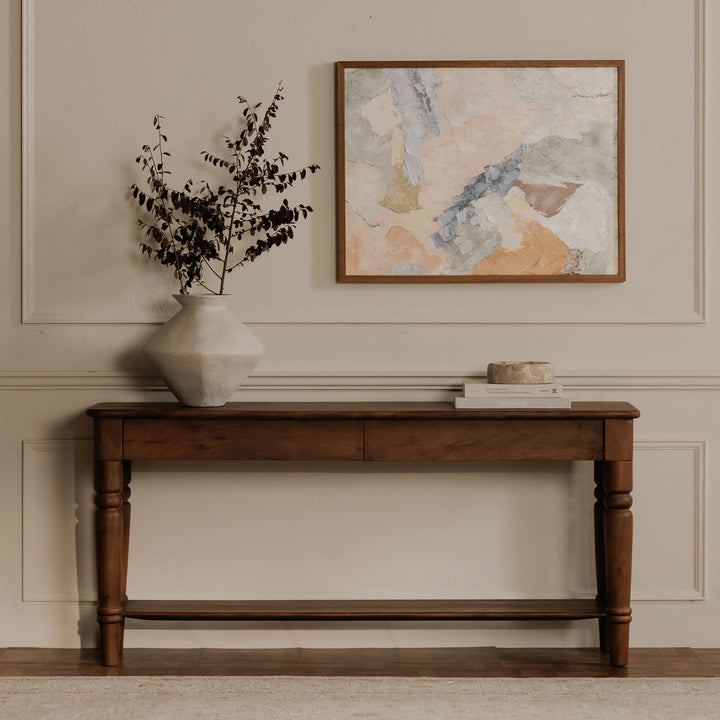 Timeless Oakwood Accent Table