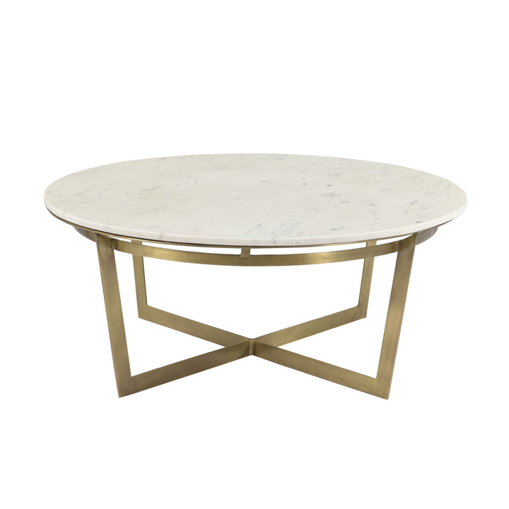 Elegant Marble Bistro Side Table