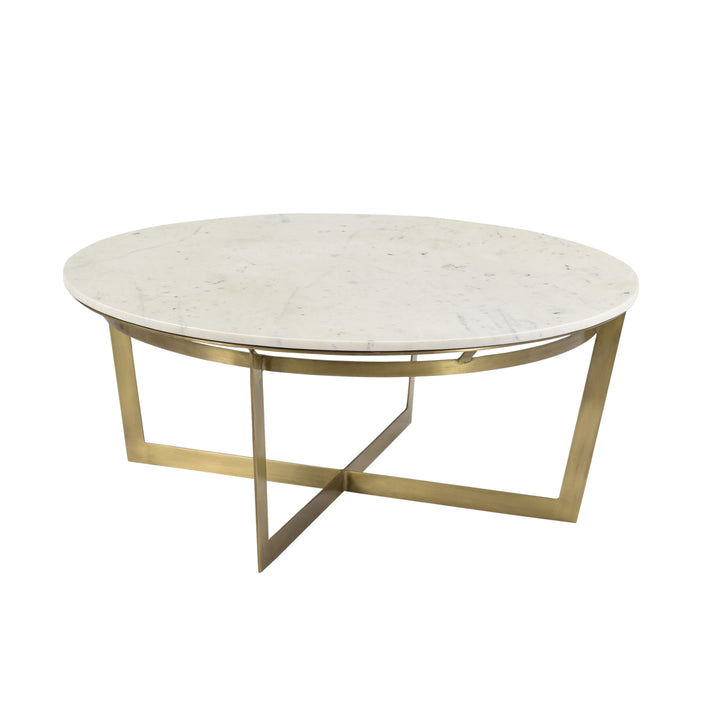 Elegant Marble Bistro Side Table