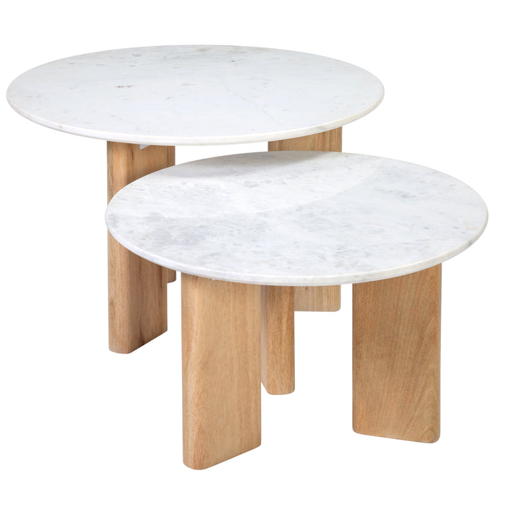 Elegant Modern Stone-Inspired Café Table