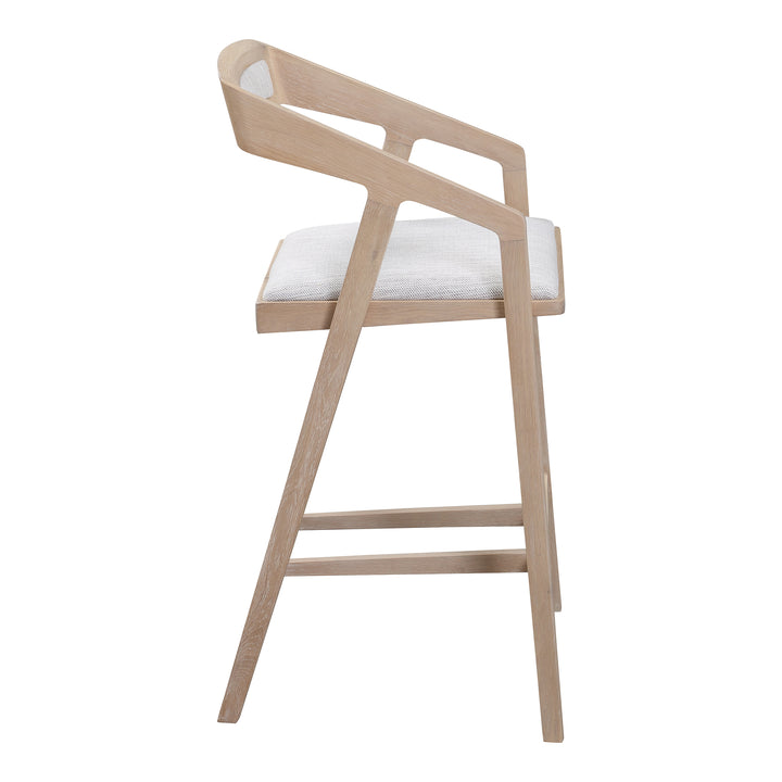 Sleek Mid-Century Counter Stool - Modern Comfort in a Minimalist Design