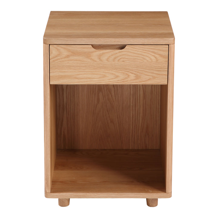 Modern Minimalist White Oak Side Table