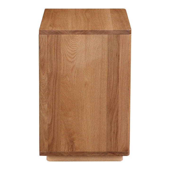 Modern Minimalist White Oak Side Table
