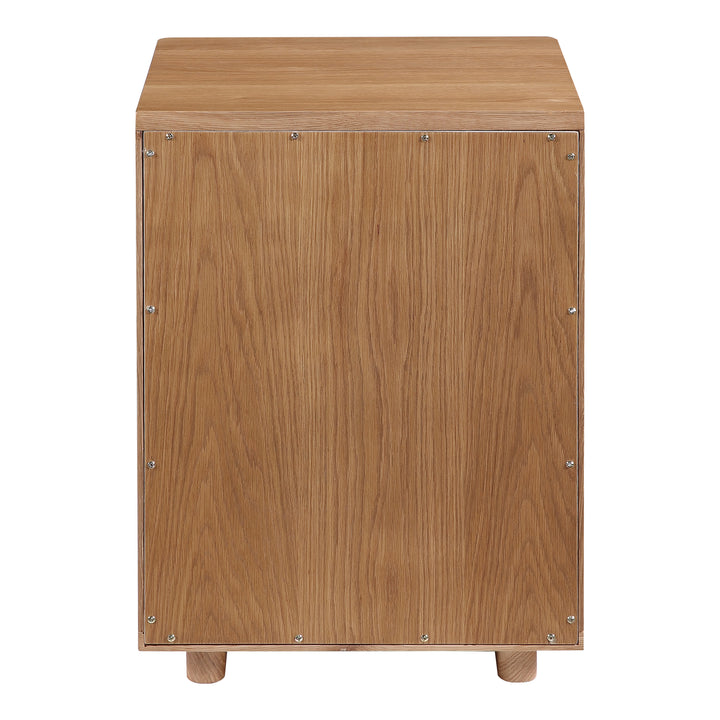 Modern Minimalist White Oak Side Table