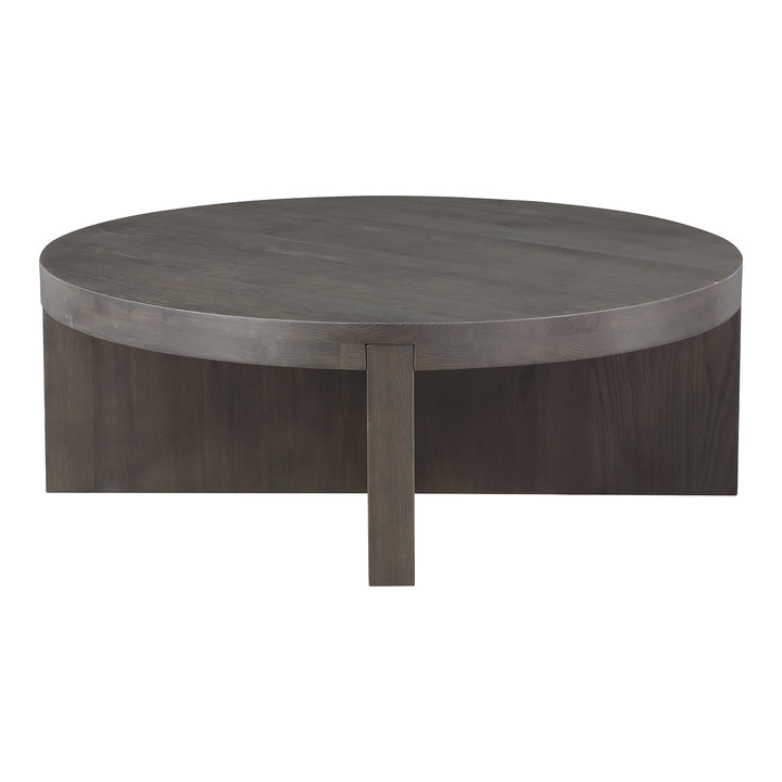 Nature's Harmony Round Oak Coffee Table
