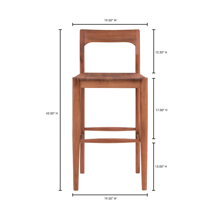 Timeless Mid-Century Retro Counter Stool