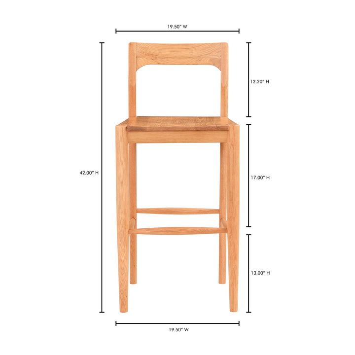 Timeless Mid-Century Retro Counter Stool