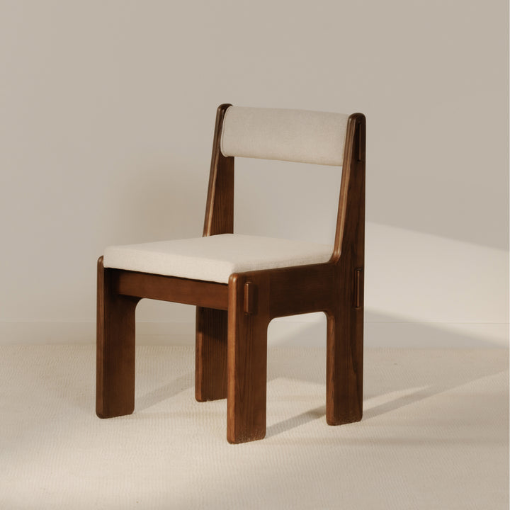 Okinawa-Inspired Retro Dining Chair Duo