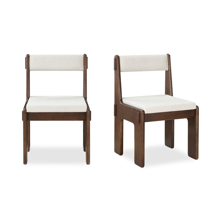 Okinawa-Inspired Retro Dining Chair Duo