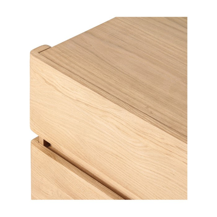 Solstice Sleek Oak Side Table