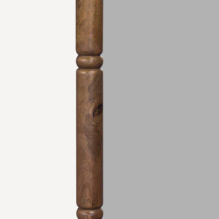 Elegant Walnut Vintage Floor Reflector