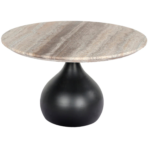 Bolb Contemporary 18H x 32W x 32D Stone Coffee Table