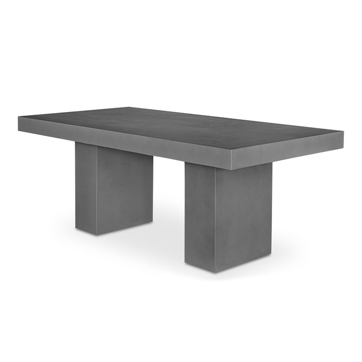 Modern Concrete & Fiber Outdoor Bistro Table