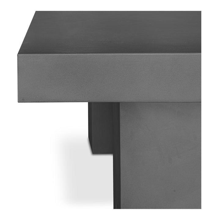 Modern Concrete & Fiber Outdoor Bistro Table