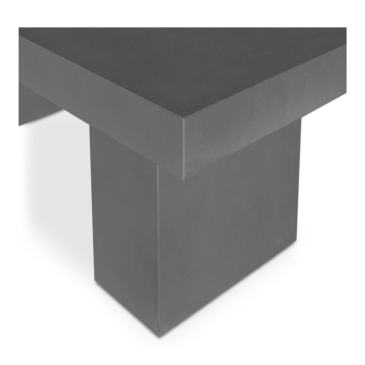 Modern Concrete & Fiber Outdoor Bistro Table