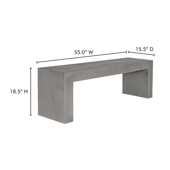 Urban Solace Concrete Bench