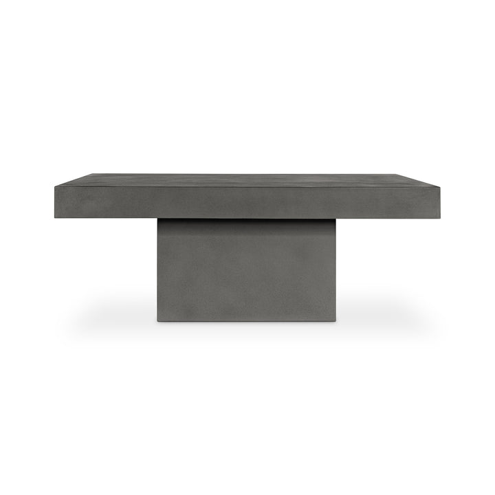 Urban Minimalist Concrete & Fiber Coffee Table