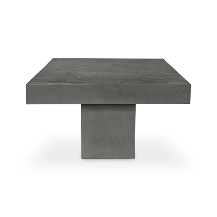 Urban Minimalist Concrete & Fiber Coffee Table
