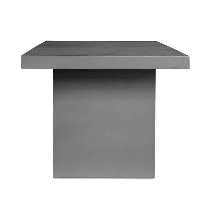 Urban Splash: Modern Fiber-Reinforced Concrete Outdoor Dining Table