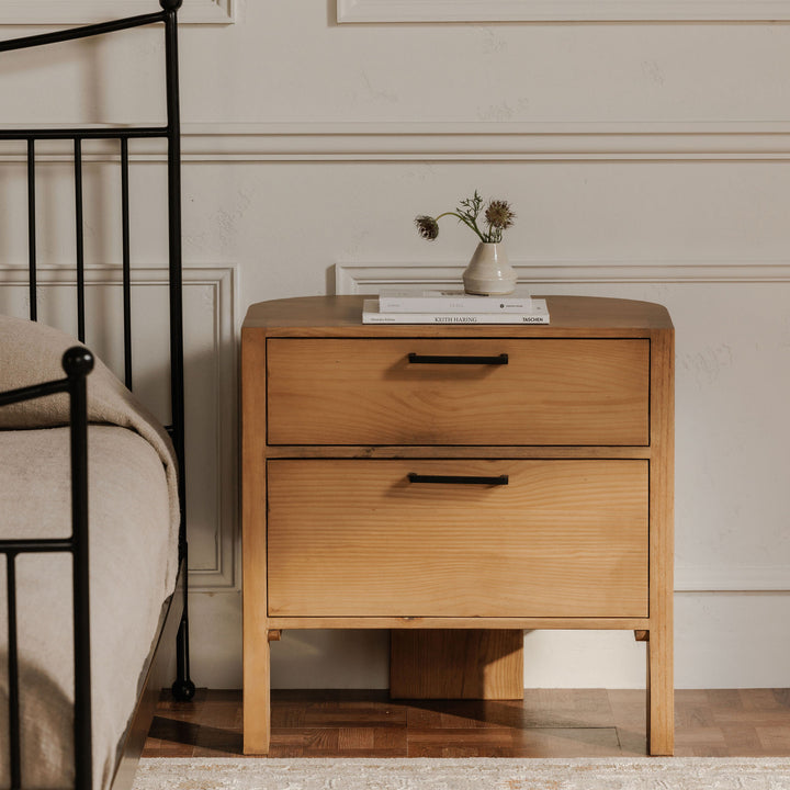 Modern Spun Three-Legged Nightstand
