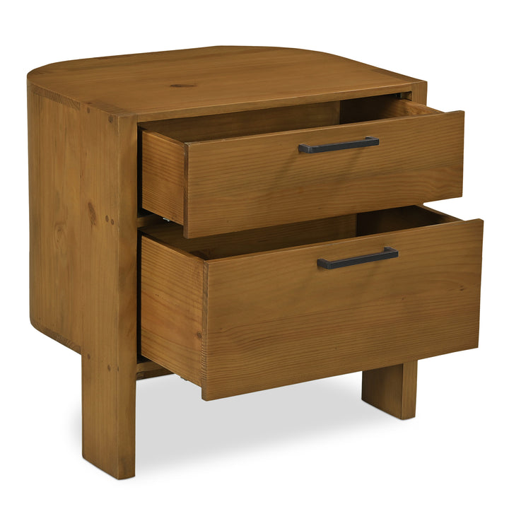 Modern Spun Three-Legged Nightstand