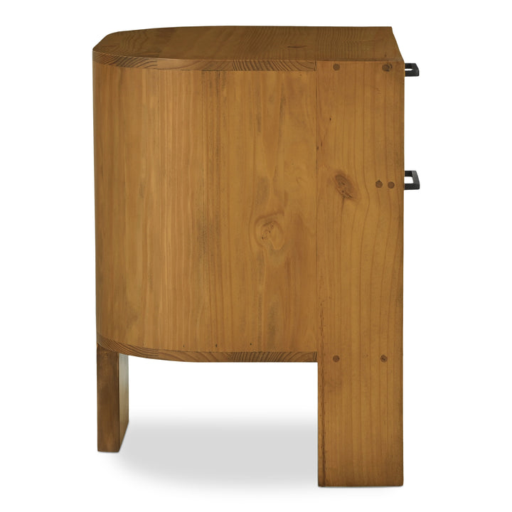 Modern Spun Three-Legged Nightstand