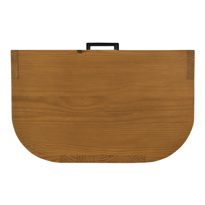 Modern Three-Legged Pine Drawer Chest