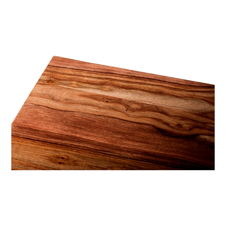 Vintage-Modern Sheesham 3-Drawer Chest Nightstand