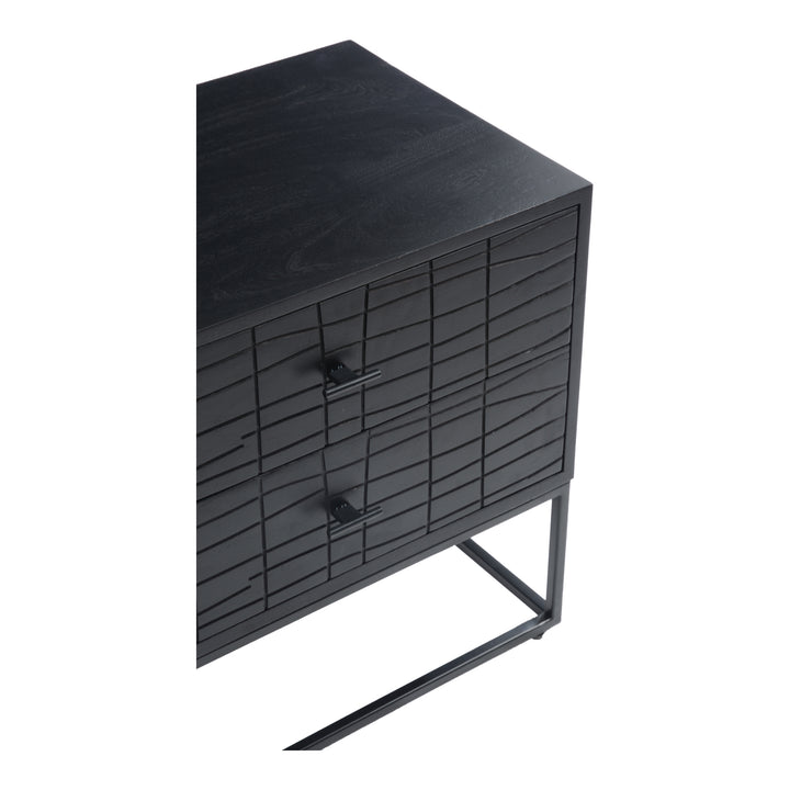 Modern Sleek Sliding Nightstand