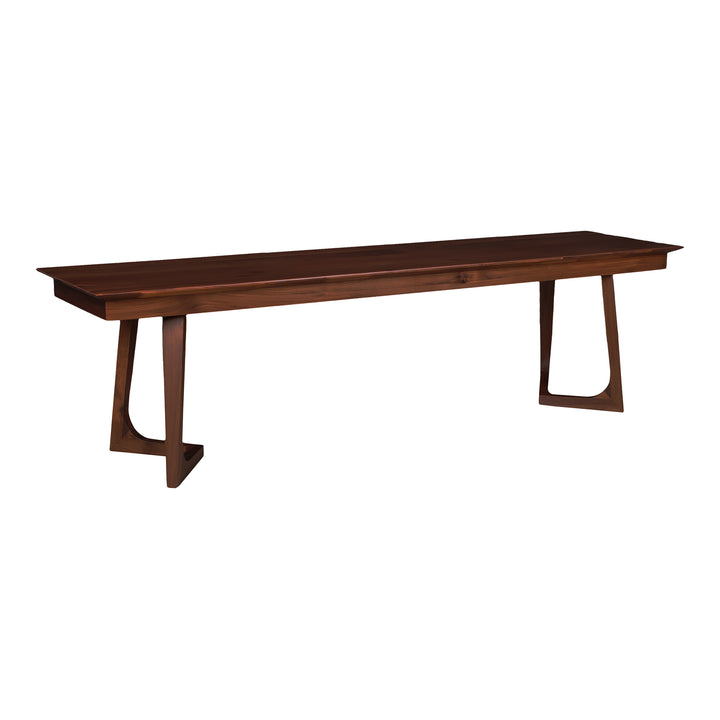 Modern Solid Walnut Home Glide Bench