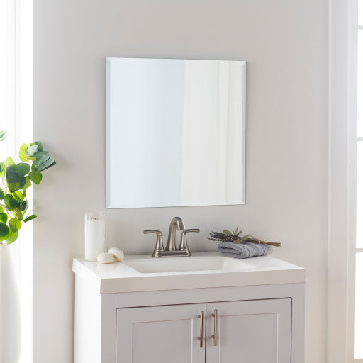 Modern Accent 18" H x 18" W x 0.4" D Reflective Mirror