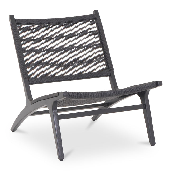 TropiSea Sunset Lounger: Modern Weather-Resistant Wicker Chair