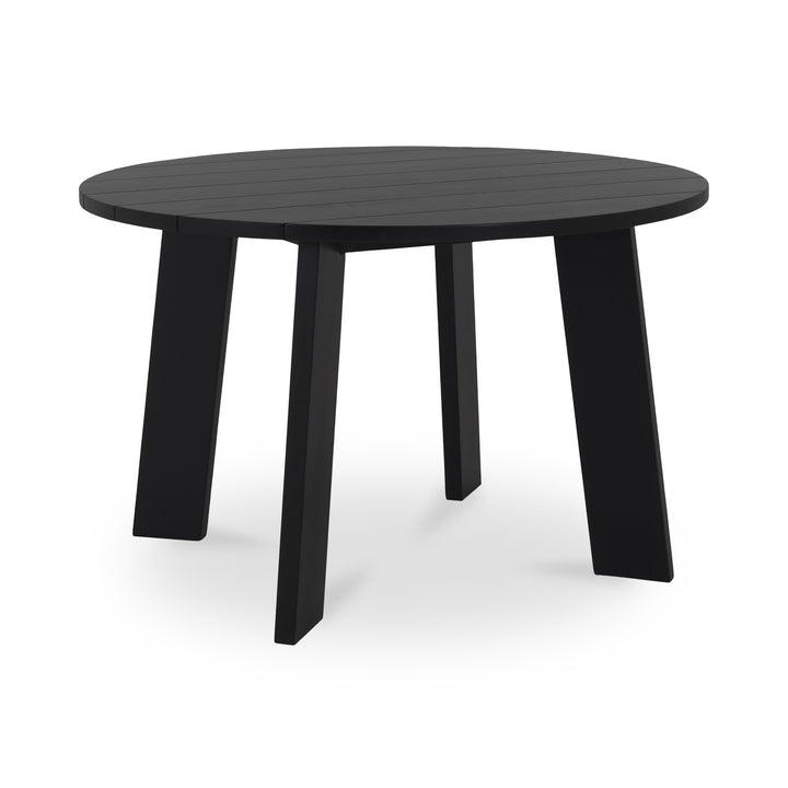 Modern Minimalist Outdoor Round Teak Dining Table