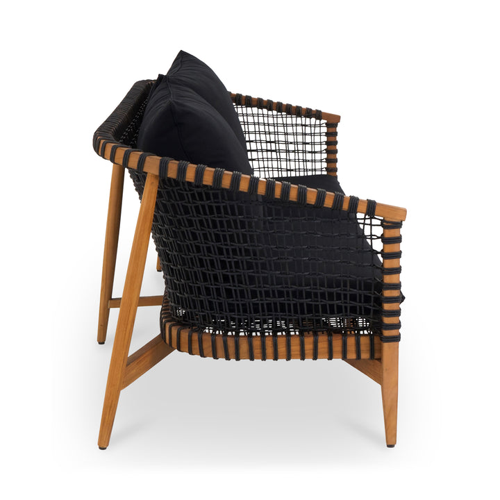 Panama-Inspired Teak Outdoor Lounge Set