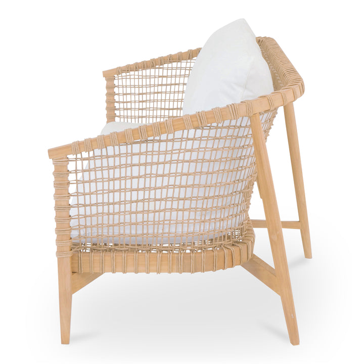 Panama-Inspired Teak Outdoor Lounge Set