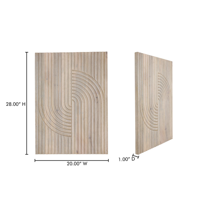 Carvela Wood Wall Art 20" x 28"