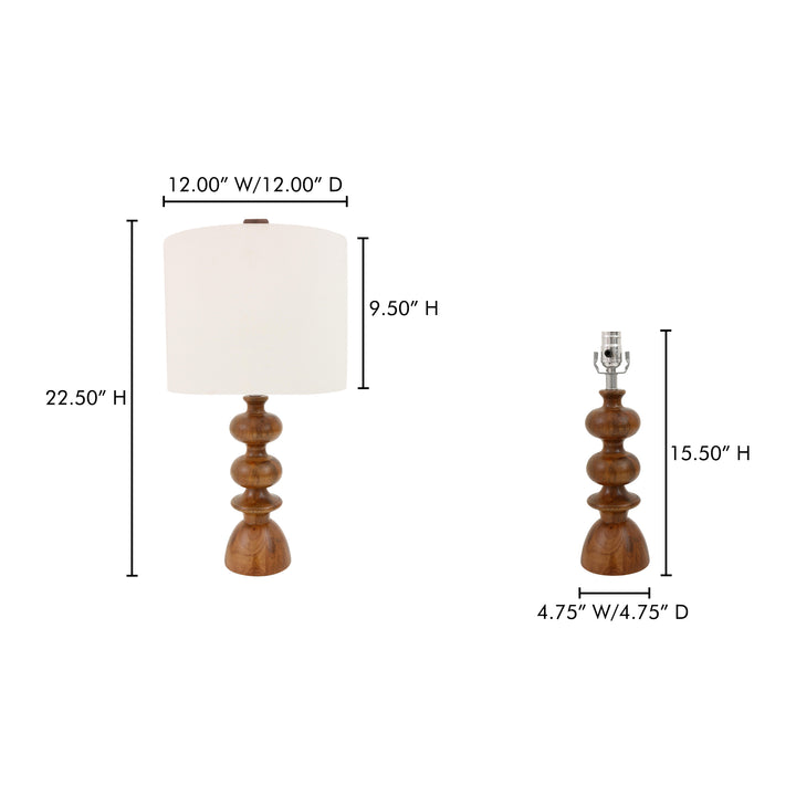 RetroSphera Wooden Table Light