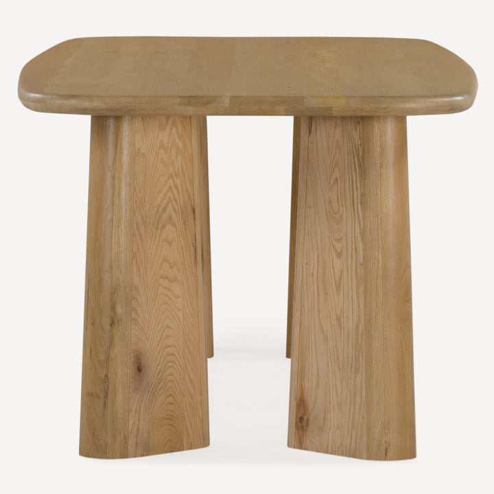 Nature-Inspired Solid White Oak Expansive Diner Table