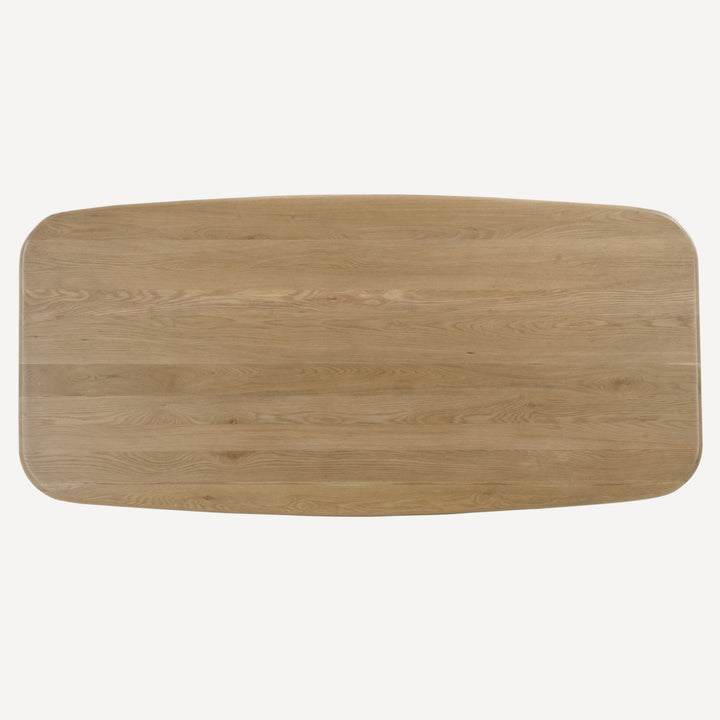 Nature-Inspired Solid White Oak Expansive Diner Table