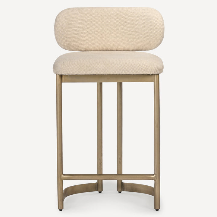 Vintage-Inspired Art Deco Dining Stool