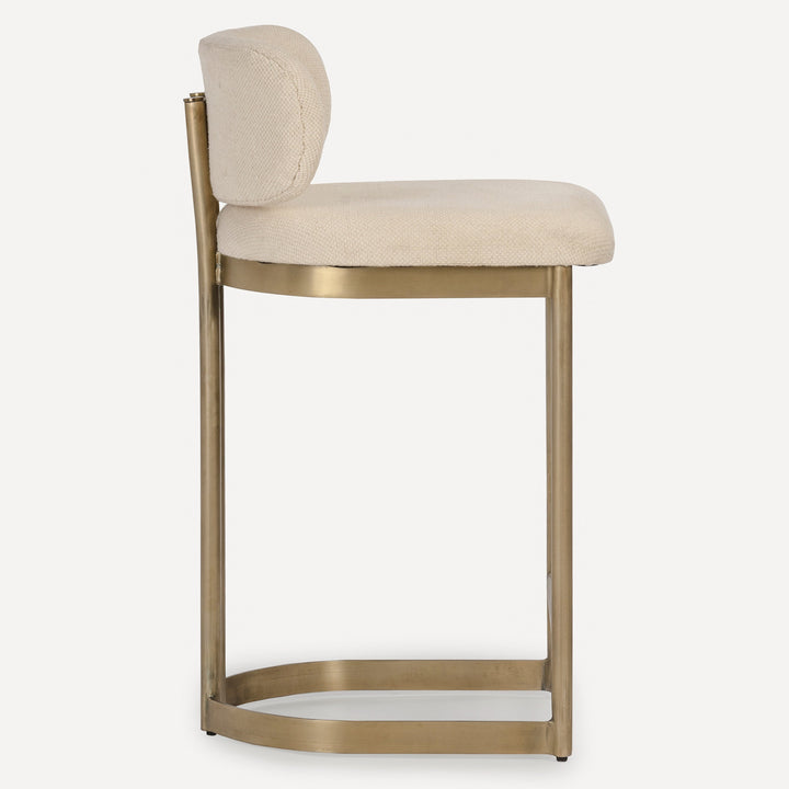 Vintage-Inspired Art Deco Dining Stool