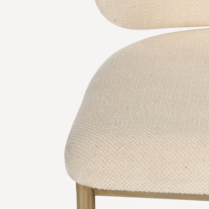 Vintage-Inspired Art Deco Dining Stool